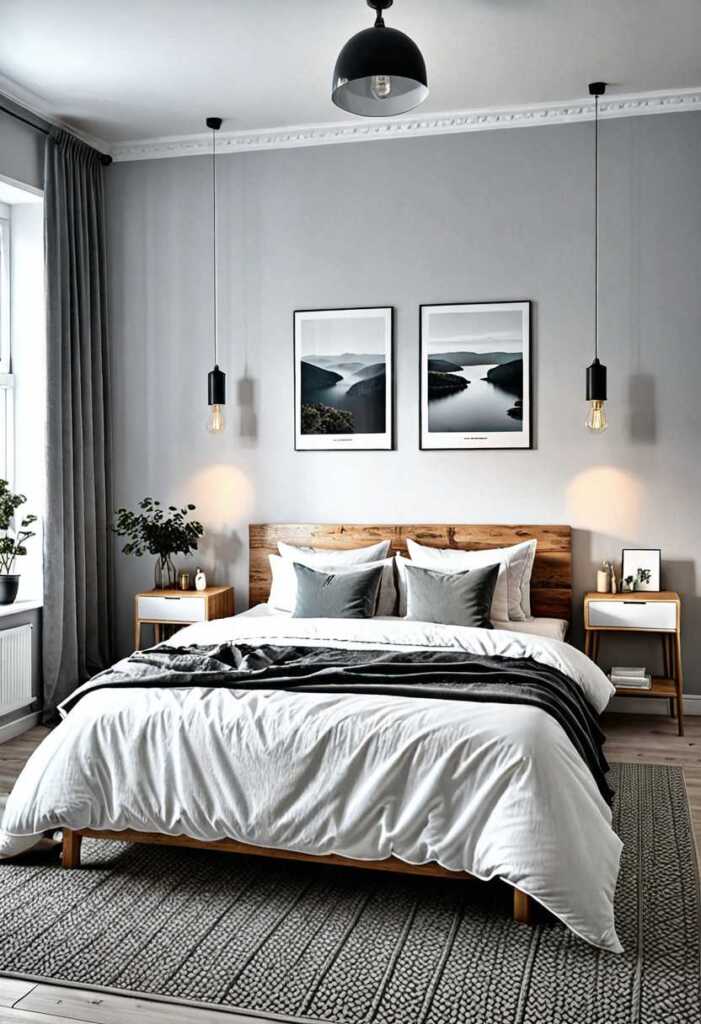 Luxurious Scandinavian Master Bedroom