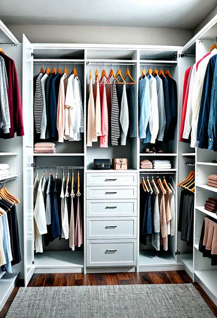 Opt for Deep Drawers for Folded Items