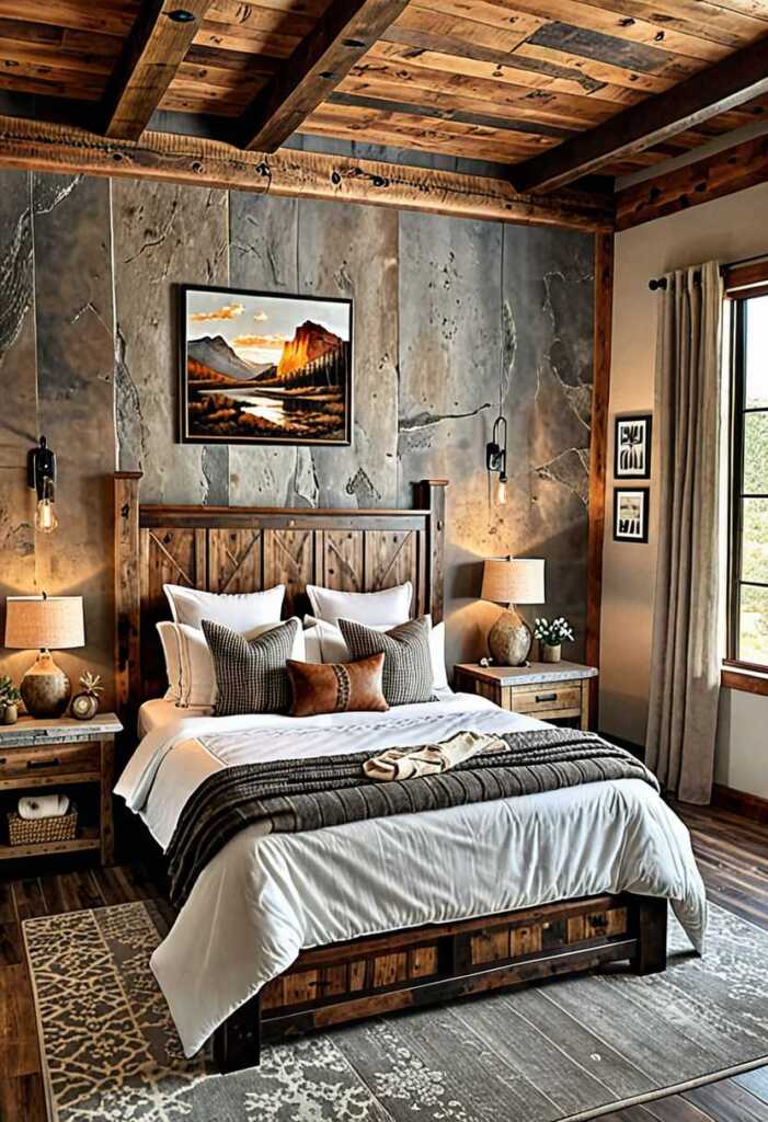 Rustic Master Bedroom