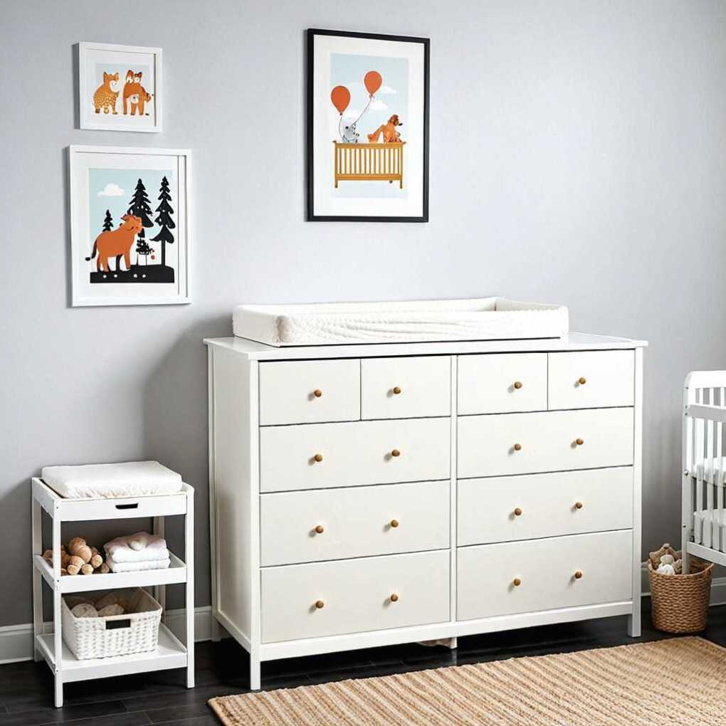 TYRA Changing Table and Dresser