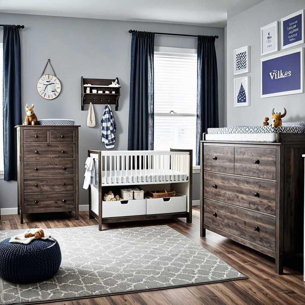 VIKINGS Changing Table and Dresser