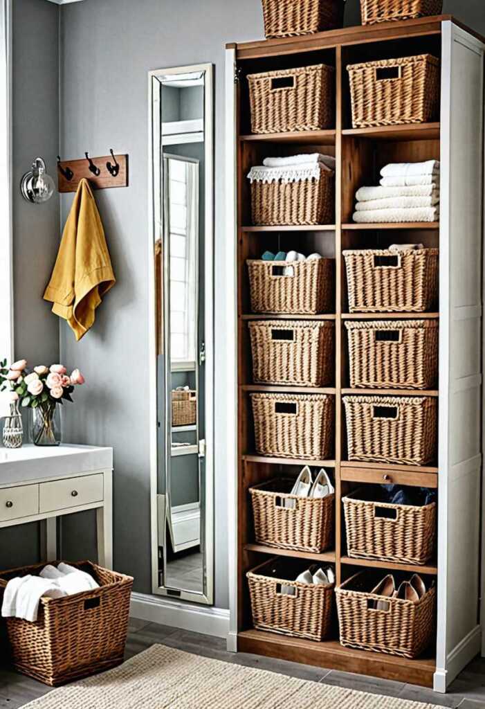 Wicker Storage Bins