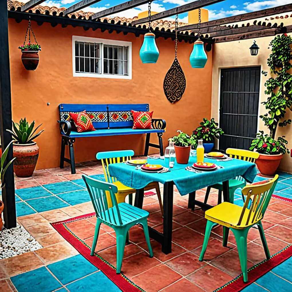 Mexican Patio Decor & Stylization Ideas