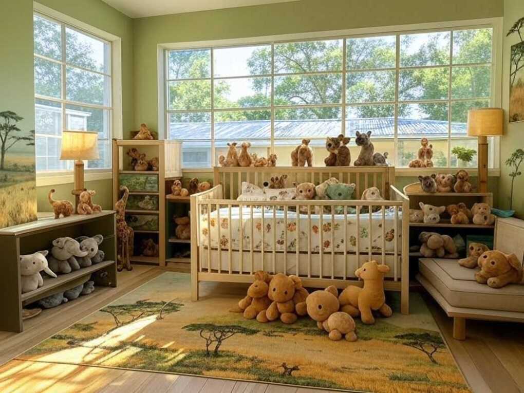 Safari-themed toys and Decor