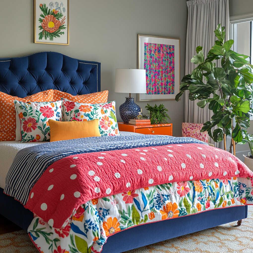 Bright and Colorful Bedding