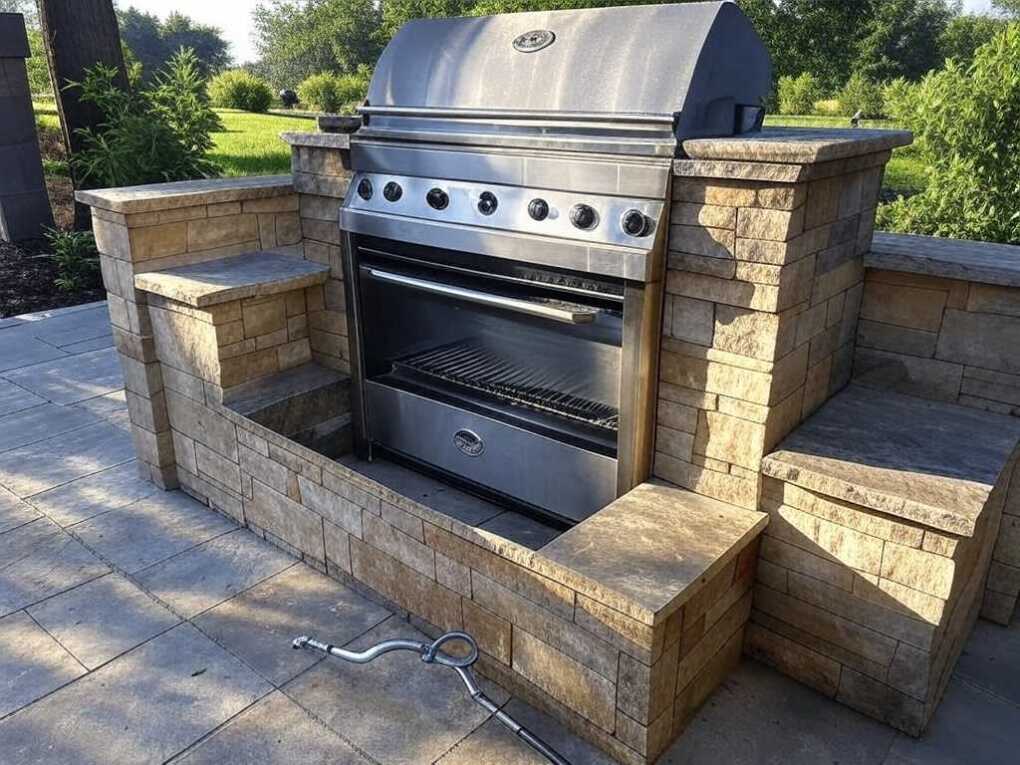 Built-in Propane Grill