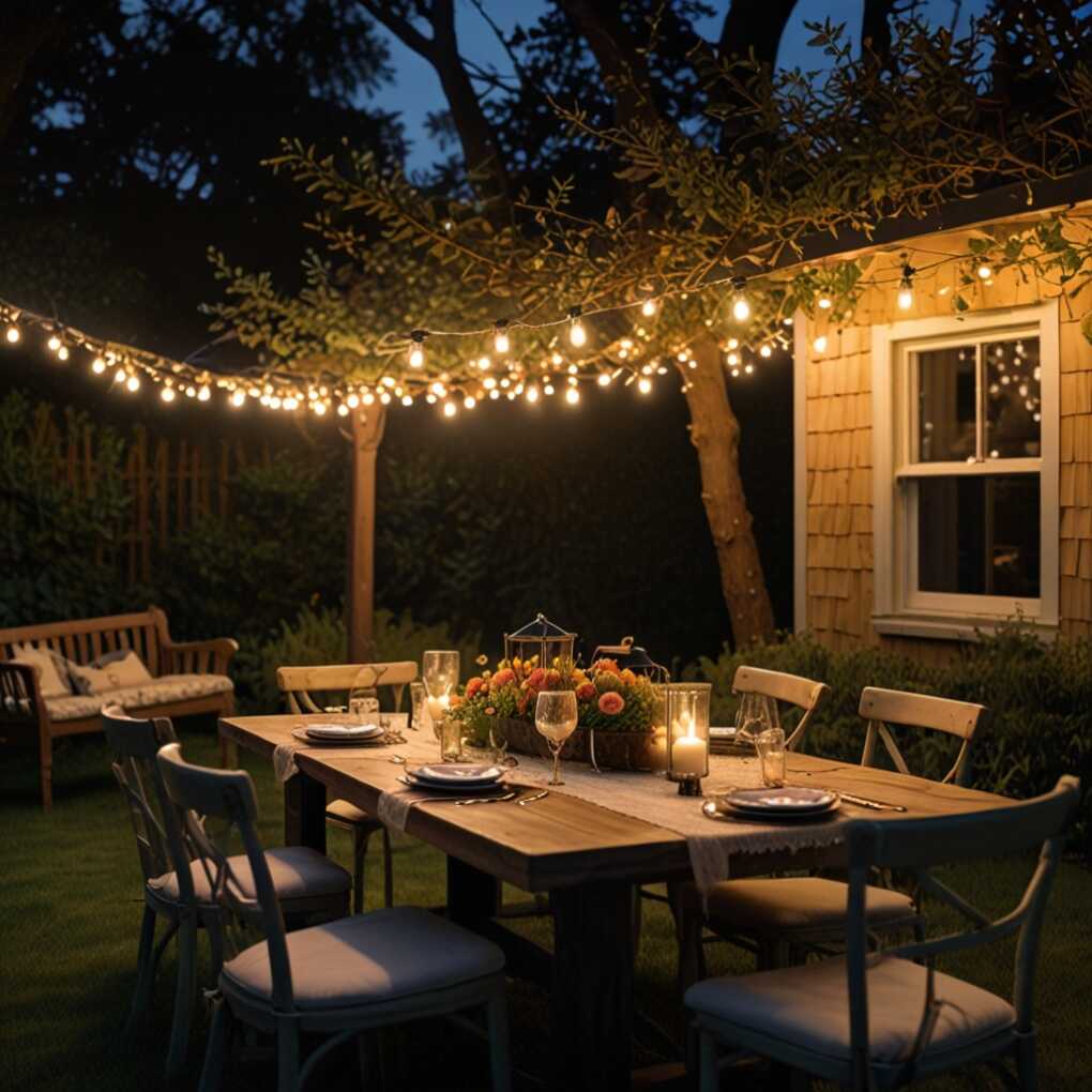 Create a Romantic Setting with String Lights