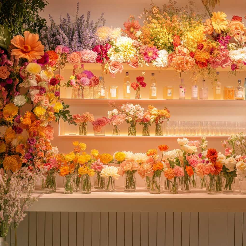 Interactive Flower Bar