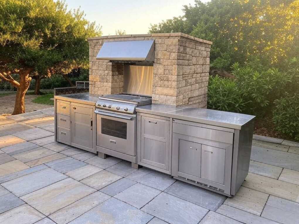 Outdoor Cooking Island