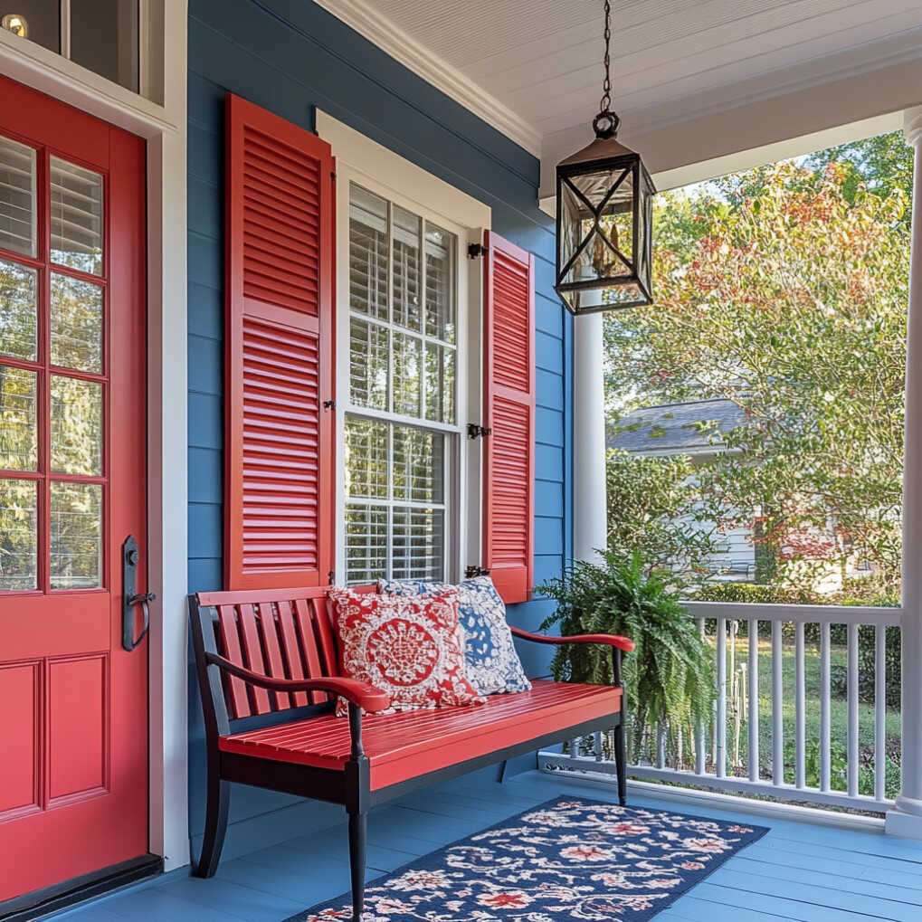 Painted Benches