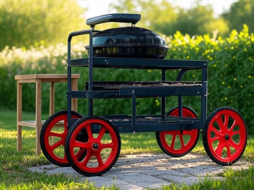 Portable Barbecue Cart