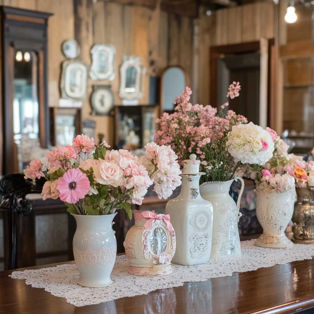 Vintage Flower Bar